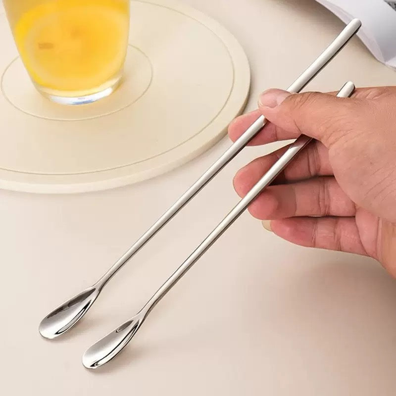 Dessert mixing metal rod