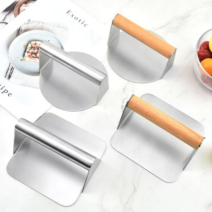 Stainless Steel Round Patty Press
