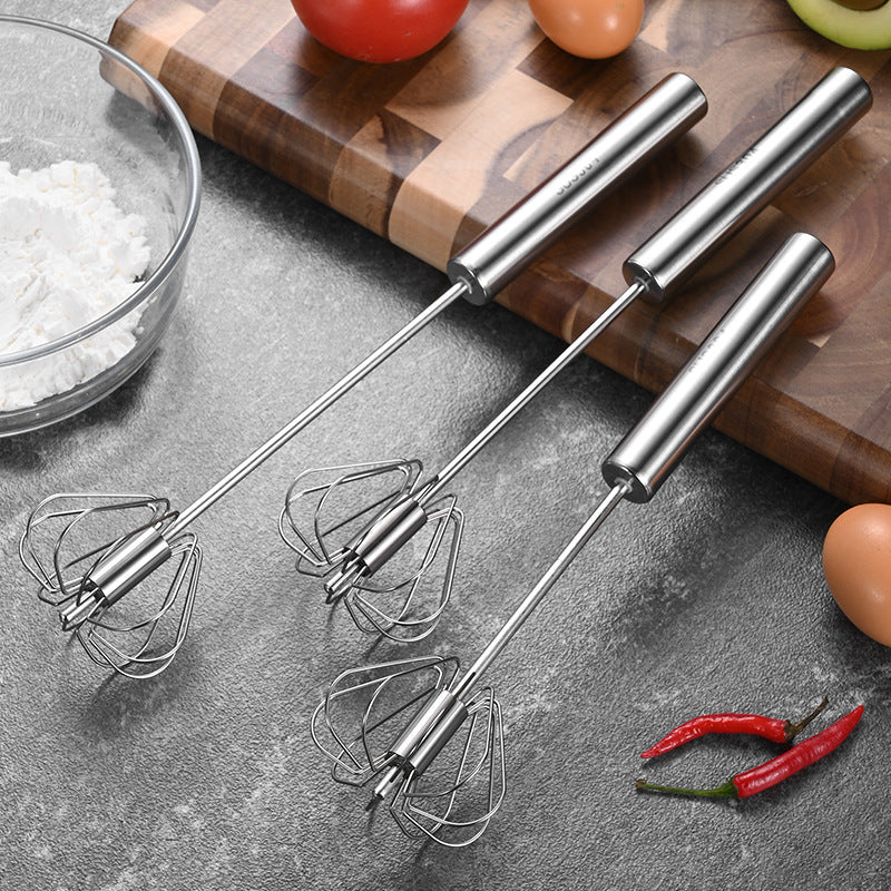 Stainless steel egg beater