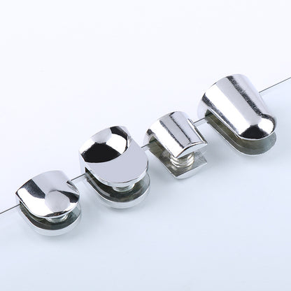 Bathroom Wooden Board Stainless Steel Fish-Mouth Clamp