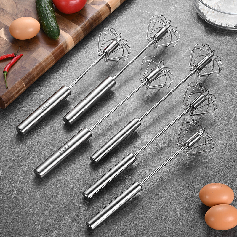 Stainless steel egg beater