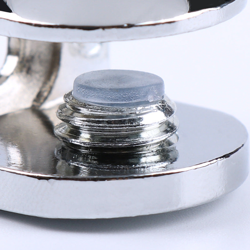 Bathroom Wooden Board Stainless Steel Fish-Mouth Clamp