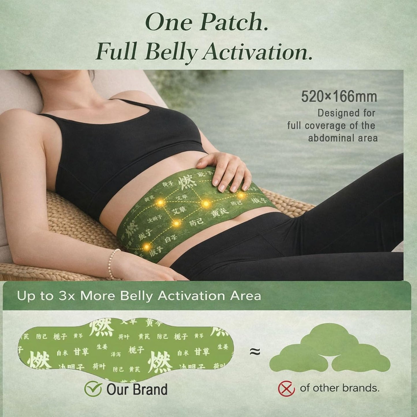 Natural Plant‑Based Patch That Targets Belly Puffiness!