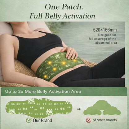Natural Plant‑Based Patch That Targets Belly Puffiness!